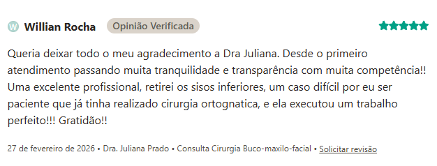 wilian rocha depoimento dra juliana